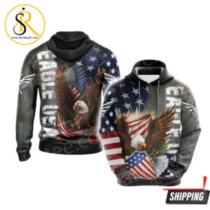 Eagle Usa 3D Hoodie SeratyArt