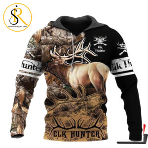 Elk Hunter 3D Hoodie SeratyArt