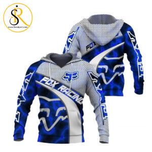 Fox Racing Blue Fox Racing Fox Racing 3D Hoodie SeratyArt