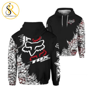 Fox Racing Dirt Bike Motocross Fan 3D Hoodie SeratyArt