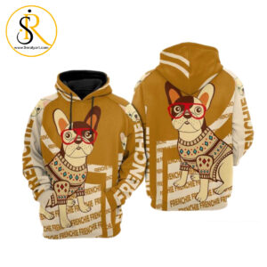 Frenchie Nfl Football Brocade Frenchie Frenchie 3D Hoodie SeratyArt