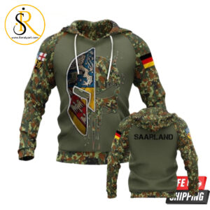 German Saarland 3D Hoodie SeratyArt