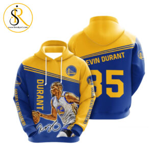 Golden State Warriors Kevin Durant 3D Hoodie SeratyArt