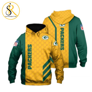 Green Bay Packers Gucci Pattern 3D Hoodie SeratyArt