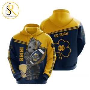 Groot Hold Notre Dame Fighting Irish 3D Hoodie SeratyArt