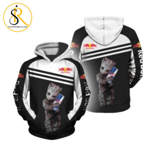 Groot Loves Red Bull 3D Hoodie SeratyArt