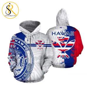 Hawaii Flag Mystic Style 3D Hoodie SeratyArt
