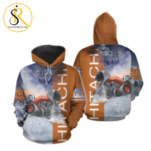 Hitachi Excavator 3D Hoodie SeratyArt