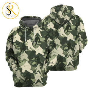 Hockey Camo – 3D All Over Printed Shirt SeratyArt