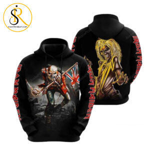 Iron Maiden Limited Edition Black Iron Maiden Iron Maiden 3D Hoodie SeratyArt