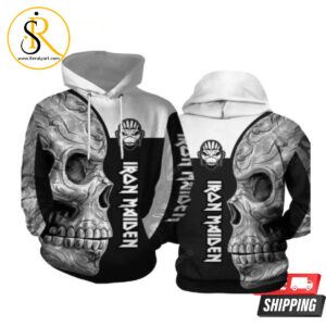 Iron Maiden Sugar Skull 3D Hoodie SeratyArt
