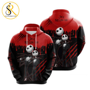 Jack Skellington 3D Hoodie SeratyArt
