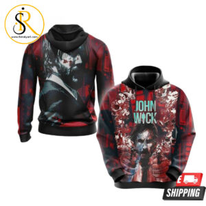 John Wick 2 3D Hoodie SeratyArt