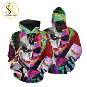 Joker Color 3D Hoodie SeratyArt