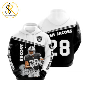 Josh Jacobs Oakland Raiders 3D Hoodie SeratyArt