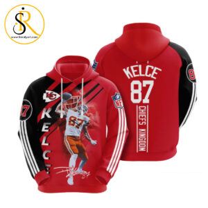 Kansas City Chiefs Travis Kelce 3D Hoodie SeratyArt