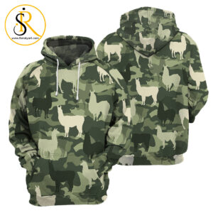 Llamas Camo 3D All Over Printed Shirt SeratyArt