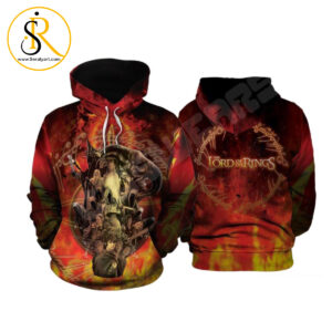 Loword Of The Rings Fellowship 3D Hoodie SeratyArt