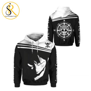 Luffy One Piece Men And Women And Up Luffy One Piece Monkey D Luffy 3D Hoodie SeratyArt