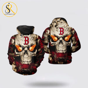 MLB Boston Red Sox 3D Hoodie Skull For Fans MLB SeratyArt