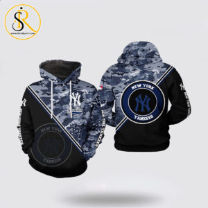 MLB New York Yankees 3D Hoodie Camo Team Gift For Fan MLB SeratyArt