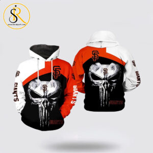 MLB San Francisco Giants 3D Hoodie Skull Punisher For Fans MLB SeratyArt