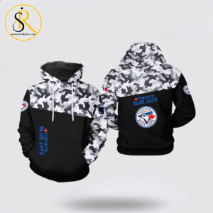 MLB Toronto Blue Jays 3D Hoodie Camo Veteran Gift For Fan MLB SeratyArt
