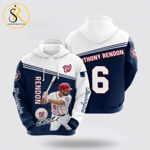 MLB Washington Nationals 3D Hoodie Anthony Rendon For Fan MLB SeratyArt