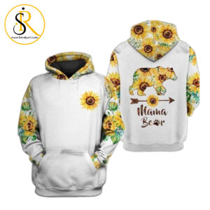 Mama Bear Sunflower For Bear Lover 3D Hoodie SeratyArt