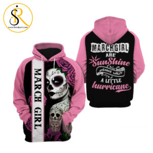 March Girl Sunshine 3D Hoodie SeratyArt