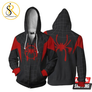 Marvel Comics Into The Spider Verse Cosplay 3D Hoodie SeratyArt