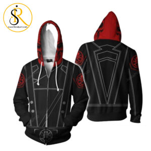 Marvel Comics Red Skull Hydra Cosplay 3D Hoodie SeratyArt