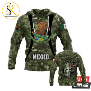Mexican Army 3D Hoodie SeratyArt