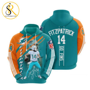 Miami Dolphins Ryan Fitzpatrick 3D Hoodie SeratyArt