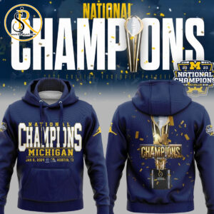 Michigan Wolverines Football National Championship 2023 – 2024 Hoodie SeratyArt