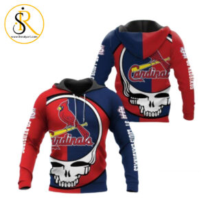 Mlb St Louis Cardinals Skull Men And Women Mlb St Louis Cardinals St Louis Cardinals 3D Hoodie SeratyArt