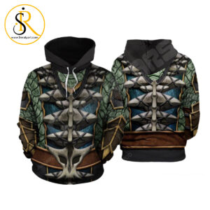 Mortal Kombat Reptile 3D Hoodie SeratyArt