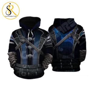 Mortal Kombat Sub Zero 3D Hoodie SeratyArt