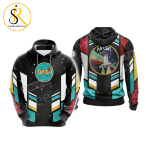 Nasa Spaceship 3D Hoodie SeratyArt