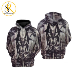 New Baphomet Abstract 3D Hoodie SeratyArt