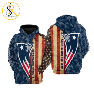 New England Patriots Nfl Football Camouflage New England Patriots 3D Hoodie SeratyArt