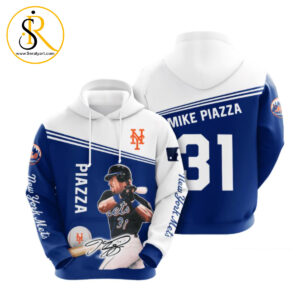New York Mets Mike Piazza 3D Hoodie SeratyArt