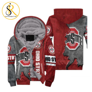 Ohio State Buckeyes Footballs 3D Hoodie SeratyArt