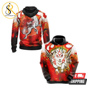 Okami 3D Hoodie SeratyArt