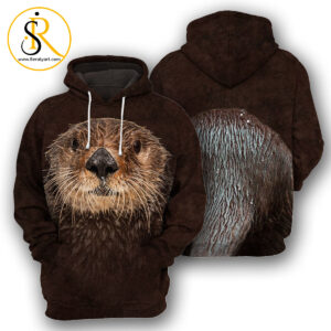 Otter 3D All Over Printed Shirt 02 SeratyArt