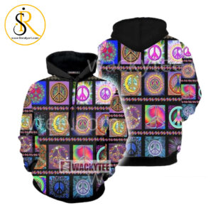 Peace Sign 3D Hoodie SeratyArt