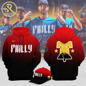 Philadelphia Phillies Blue 2024 City Connect Hoodie SeratyArt