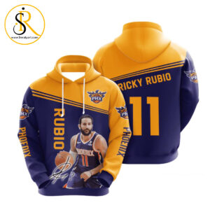Phoenix Suns Ricky Rubio 3D Hoodie SeratyArt