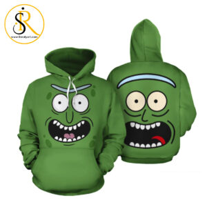 Pickle Rick 3D Hoodie SeratyArt