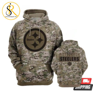 Pittsburgh Steelers Camo 3D Hoodie SeratyArt